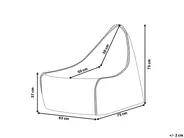 Navlaka za vreću za sjedenje DROP 63 cm 75 cm Crni_1169036