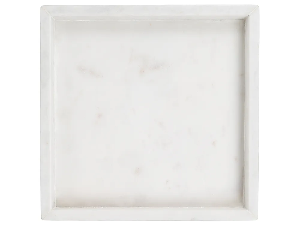 Dekotablett KATERINI Stein Weißer Marmor_910895