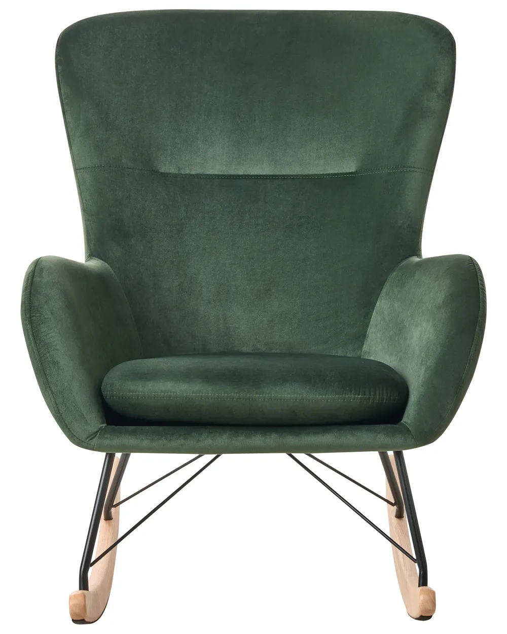 Rocking Chair ELLAN Velvet Dark Green_822942