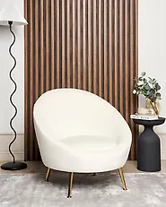 Sessel LANGA Samtstoff Cremeweiß_1182945