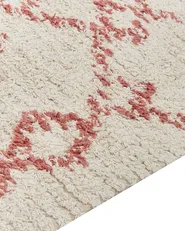 Rug BUXAR Beige 140 x 200 cm Cotton_839307