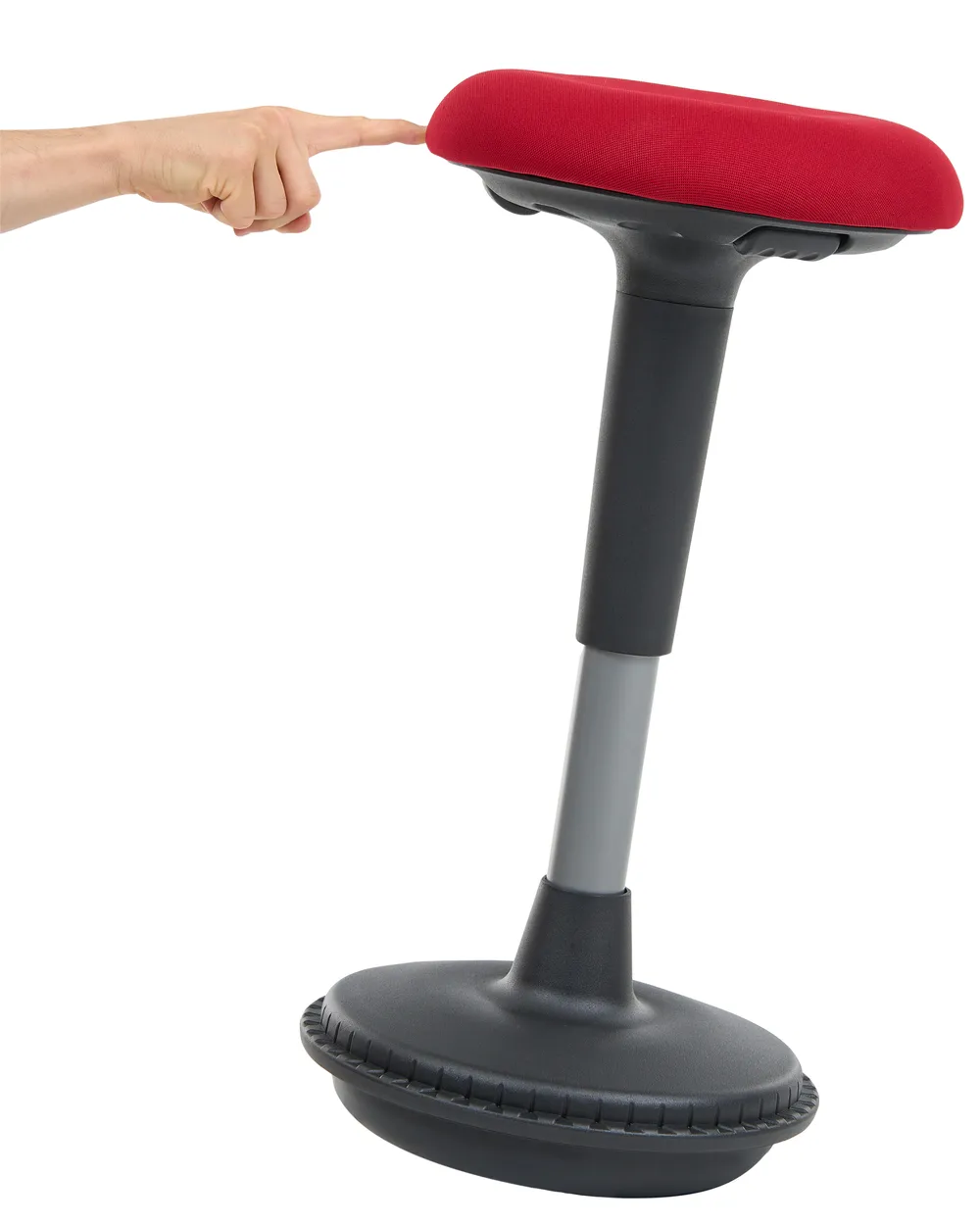Wobble Stool ESTELL Fabric Red_1110077
