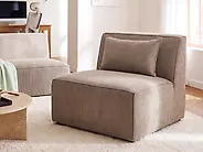 1-Seat Section LEMVIG Corduroy Taupe_1175044