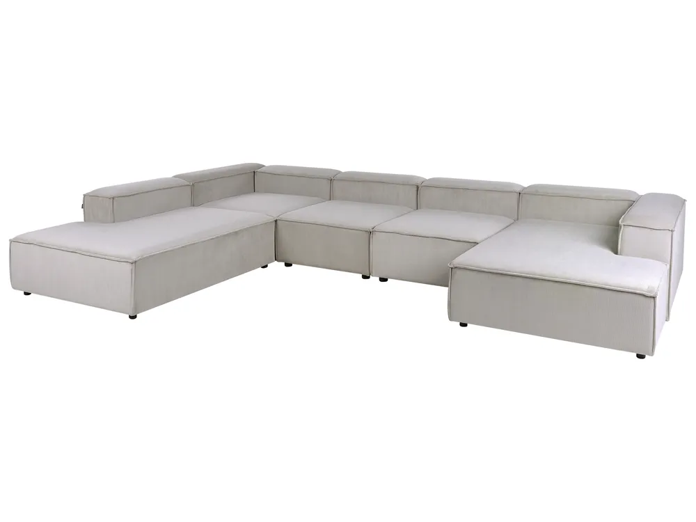 Modul Ecksofa 5-Sitzer ARDAL Cord Taupe rechtsseitig_1011175