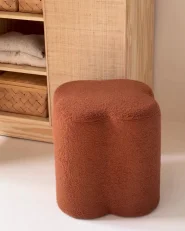 Pouf MANCOS Bouclé Goldbraun_1062544