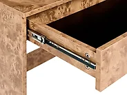 Home Office Desk RONDANE 110 cm 50 cm Burl Effect_1176678