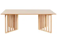 Dining Table LEANDRA Light Ash Wood 200 cm 100 cm_899170