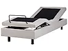 Adjustable Bed without Headboard Fabric DUKE 90 x 200 cm (EU Single) Beige
