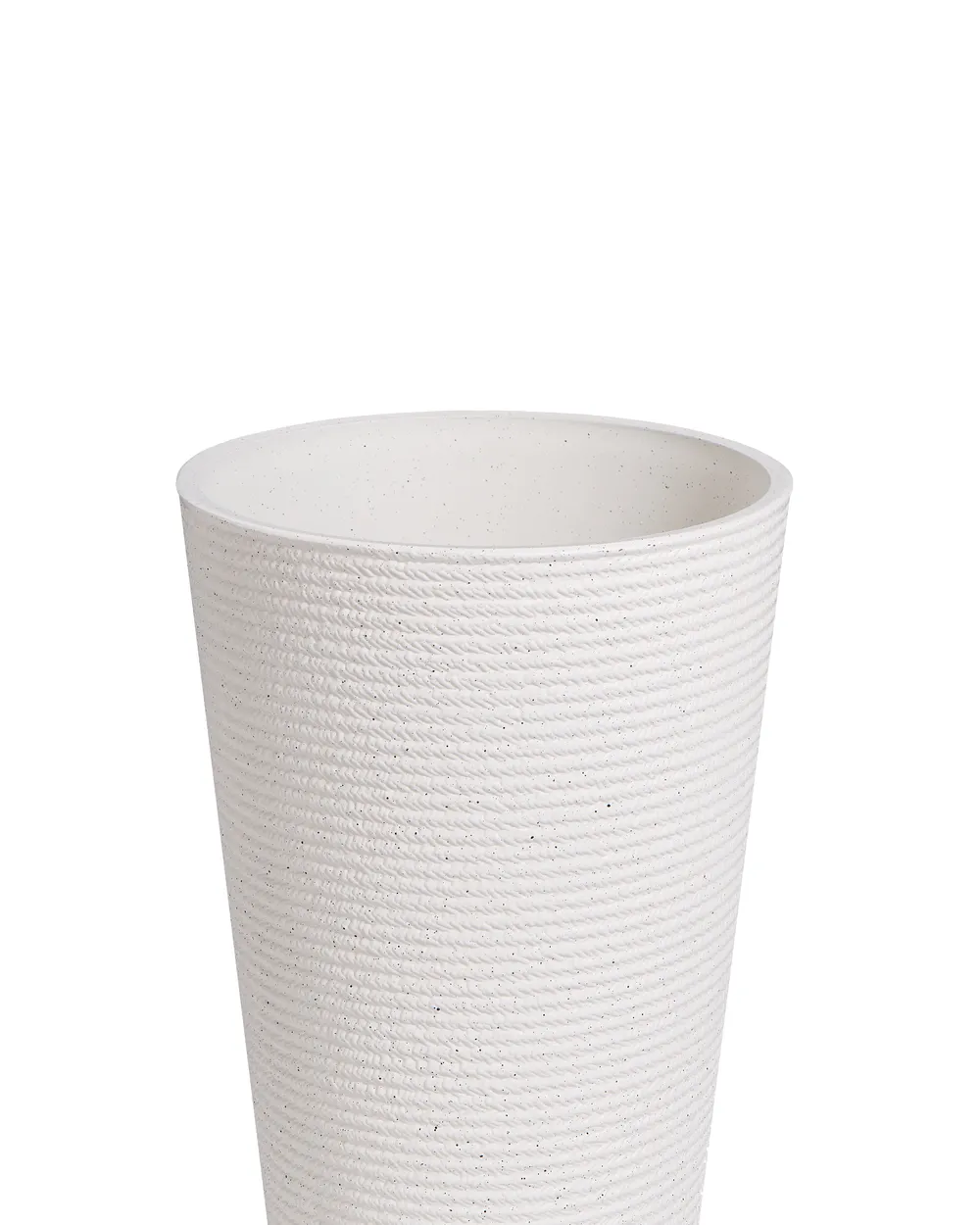 Set of 2 Plant Pots MEUM 35 cm White_1133026