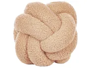 Dekokissen MALNI 19 x 19 cm Bouclé Beige Ohne Muster_854779