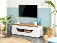 TV-Möbel CHEVAL Braun / Weiß_826913