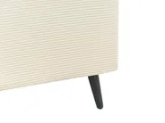 Ecksofa 4-Sitzer LUNNER Cord Hellbeige linksseitig_945682
