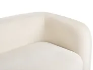 Living Room Set 4 Seater LEIREN Velvet Off-White_920790