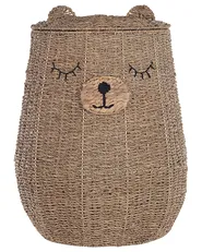 Kids Basket Teddy Bear FULAN Seagrass Natural_838103