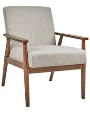 Armchair ESRUM Fabric Dark Brown/ Grey_943370
