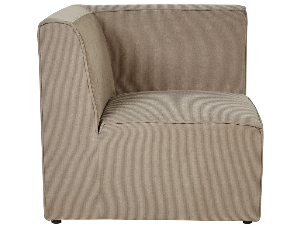 Modulsofa 2-Sitzer LEMVIG Cord Taupe_875297