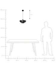 Pendant Lamp KOLGA Metal Black_987822