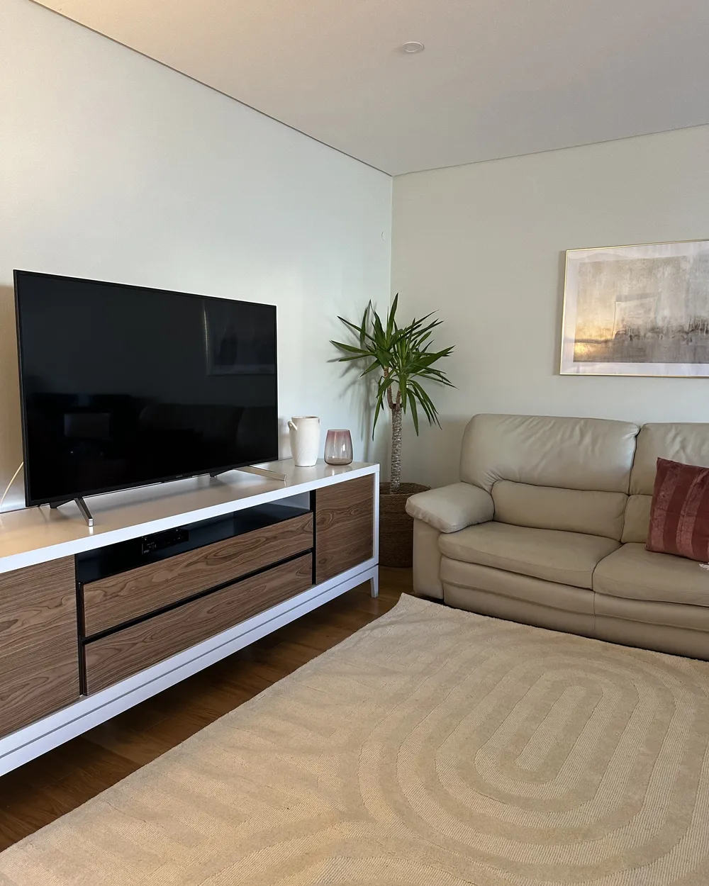 Teppich MASTUNG Beige 200 x 300 cm Wolle_923010