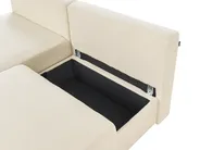 Modul Ecksofa NERBO Bouclé Cremeweiß linksseitig_1033972