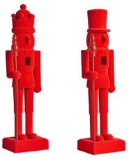 Dekofiguren 2er Set FLATEY 40 cm Nussknacker Rot_1009157