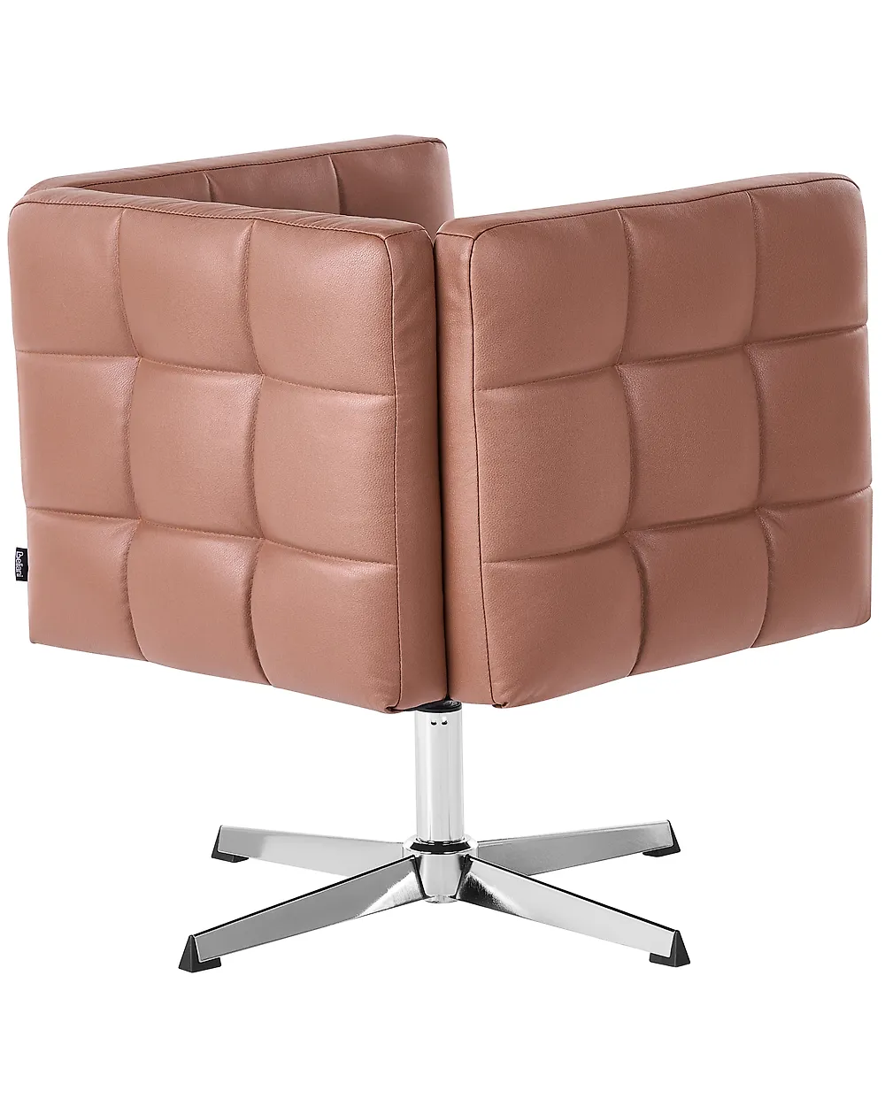 Draaifauteuil LEVANGER Kunstleer Bruin_1164540