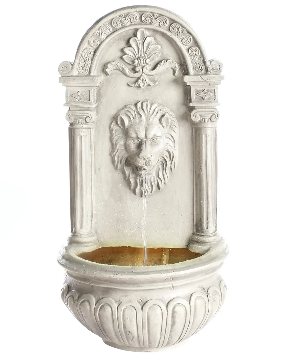 Gartenbrunnen LED MARMORE Hellbeige