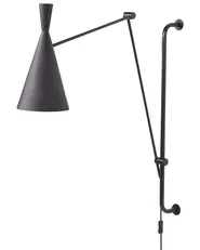Wall Lamp MARISA Adjustable Metal Black_883613