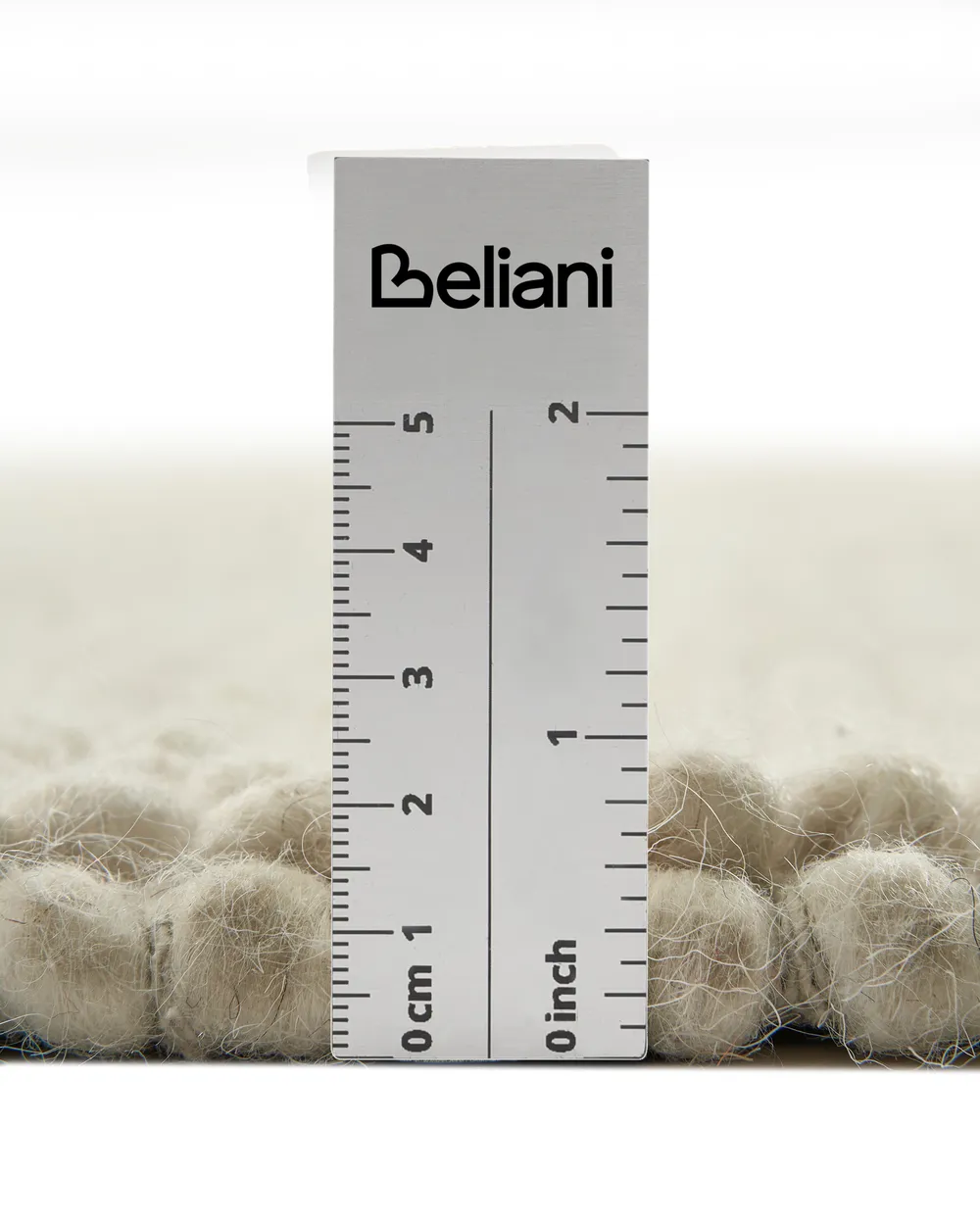 Teppich KORDEA Hellbeige 160 x 230 cm Wolle_1131853