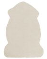 Kunstfellteppich UNDARA Beige 60 x 90 cm