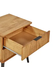 Nachttisch mit 2 Schubladen TIMMINS Kiefernholz Braun_936602