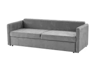 Sofa Bed 3 Seater BLEIK with Storage Chenille Light Grey_944955