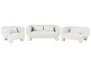 Sofa Set 6-Sitzer HOGBO Stoff Weiß_1050021