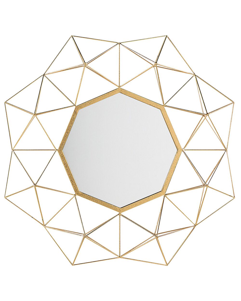 Wall Mirror GAILLAC 80 cm 80 cm Metal Gold