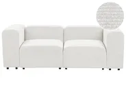 Modular Sofa 2 Seater FALSTERBO Corduroy Off-White_916077