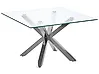 Couchtisch STARLIGHT Sicherheitsglas Silber