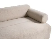 Sofa 2-Sitzer ELVA Bouclé Beige_1035619