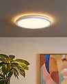 LED Deckenlampe VELORA mit Fernbedienung mit Dimmer Weiß