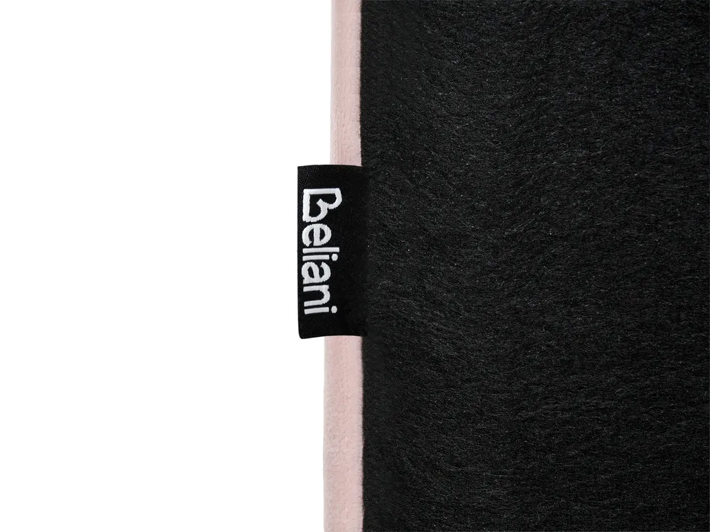 Tagesbett Samtstoff LISIEUX 90 x 200 cm Pastellrosa_1069048