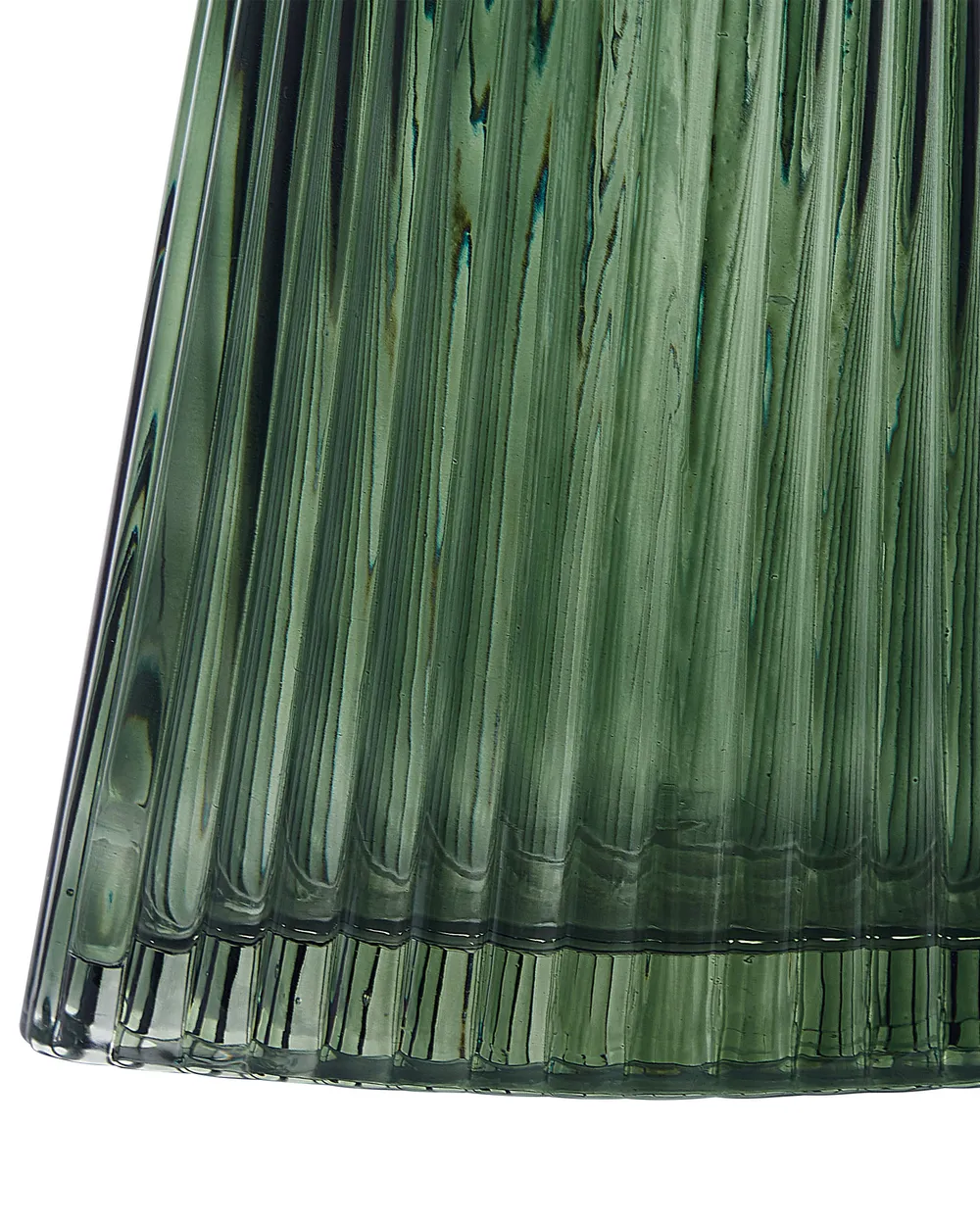 Blumenvase MARPISSA 26 cm Glas Dunkelgrün_838296