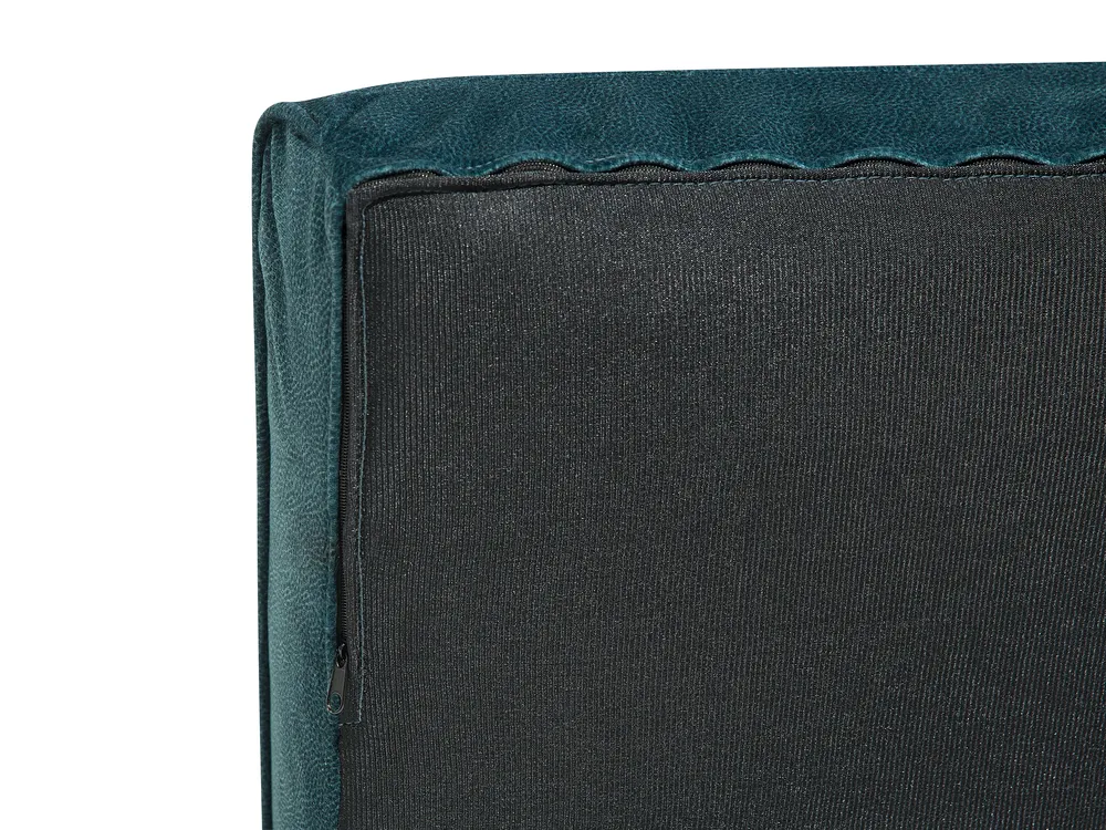 Sofa 3-Sitzer GAULA Samtstoff Blaugrün_706338