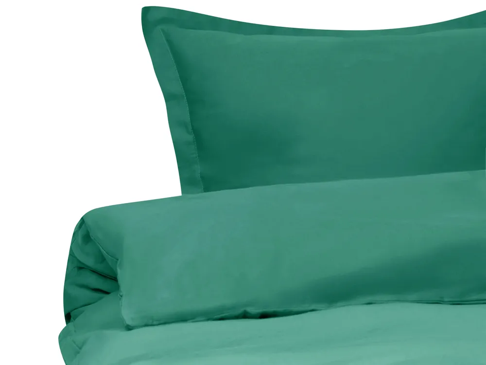 Bettwäsche-Set PARKROSE 200 x 200 cm Baumwollsatin Grün