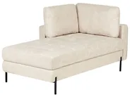 Rechtsseitige Chaiselongue REBAIS Kunstleder Hellbeige_935773