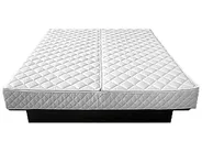 Wasserbett Stoff BAJONNA 160 x 200 cm Hellbeige_1010811