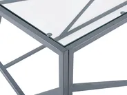 Couchtisch ORLAND Glas Silber_767900