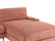 Ecksofa 3-Sitzer MALOY Stoff Hellrot linksseitig_947506