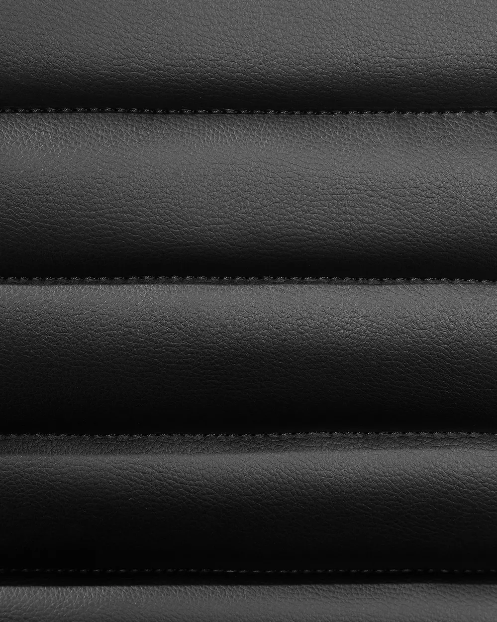 Set mit 2 Barstühlen LUCERNE drehbar Kunstleder Schwarz_782391