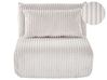 Single Sofa Bed LYSEKIL Corduroy Off-White