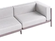 Gartensofa 4-Sitzer FERRETTI Taupe_1058039