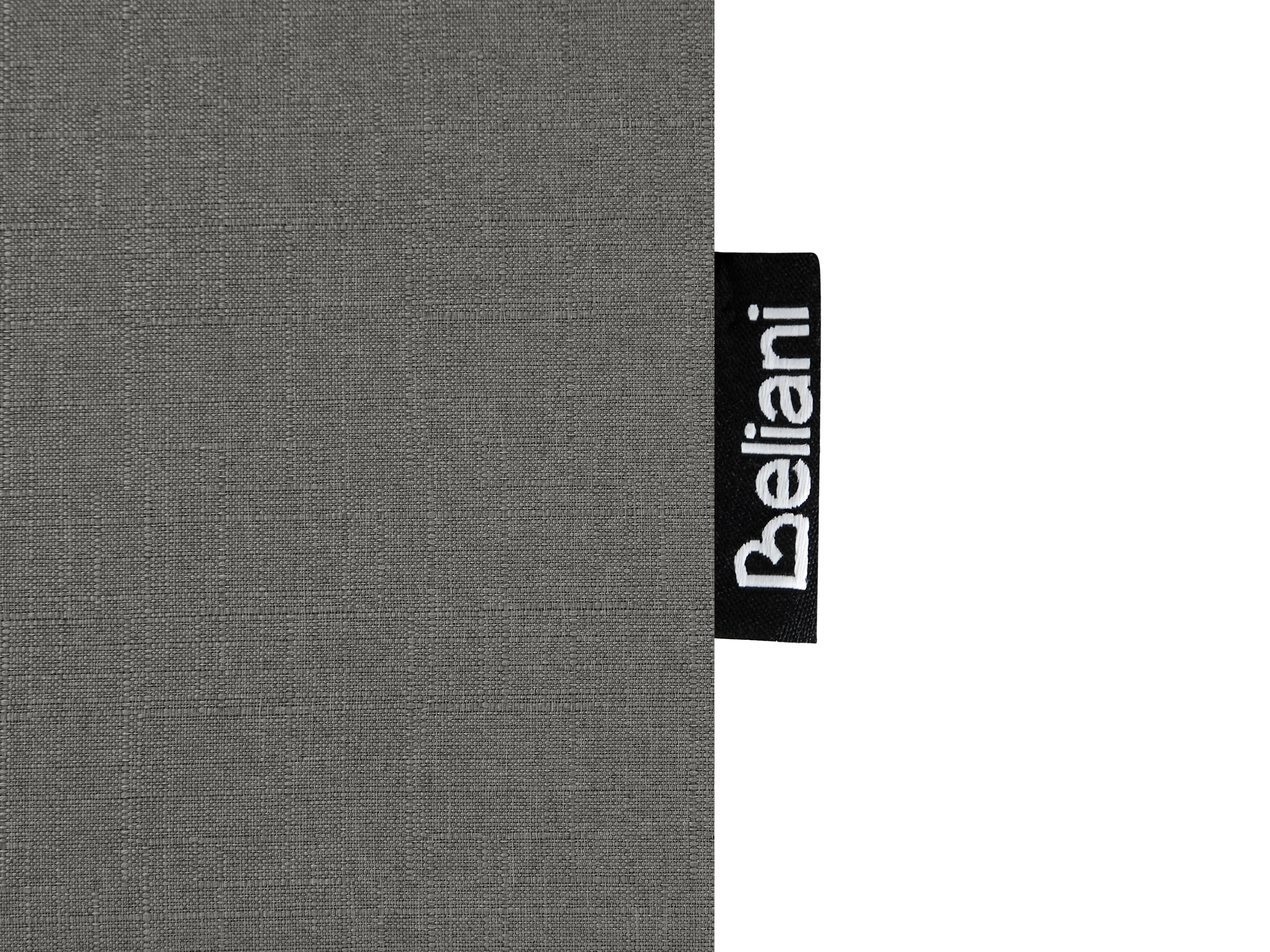 Ottoman Bed without Headboard DINAN Fabric Dark Grey 120 x 200 cm (EU Small Double)_1193838