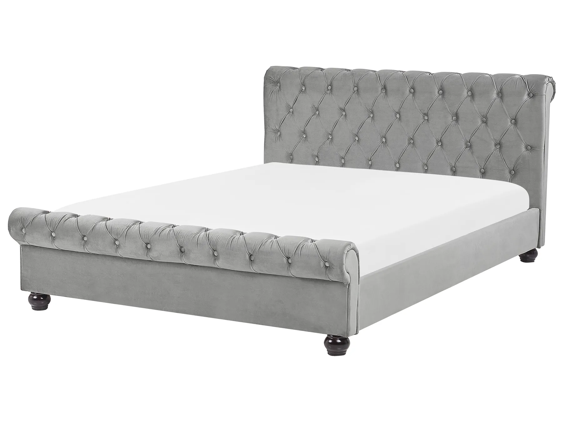 Vodeni krevet Samet AVALLON 140 x 200 cm Sivi_846694